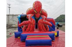 China Commercial Spiderman Inflatable Bouncy Castle Slide Full Printing Combi Bouncer supplier