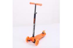 China LED Light Up 3 Wheel Kick Scooter Aluminum Adjustable Handle T-Bar supplier