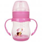 Double Handle PP 6oz Polypropylene Baby Bottles for sale