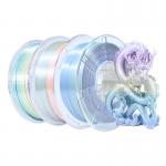 Professional 3D Printer Filament Silk Rainbow PLA Toughness Enhanced for sale