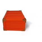 MDF PU Leather Box Flocking perfume Suitcase Gift Box Handmade