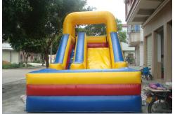 China Inflatble Slide / inflatable water / dry slide 0.5mm PVC Tarpaulin supplier