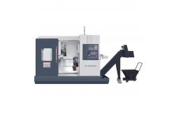 China High Precision Horizontal Dual Spindle Dual Turret Lathe 0-4000rpm Spindle Speed supplier