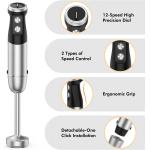 Powerful DC Motor Electric Stick Hand Blender Variable Speed Control