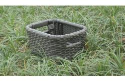 China Strong Plastic Rattan Storage Boxes , Brown Rattan Storage Case supplier