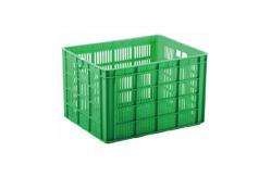 China Eco Friendly Plastic Storage Crate Supermarket Collapsible Pallet Box supplier