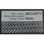 White 65um 1mil Gloss Full Transfer Tamper Evident Security Labels For VOID
