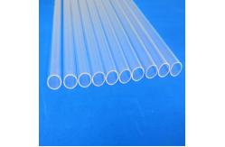 China Customized High Temperature Sizes Quartz Glass Tube Quartz Pipe supplier