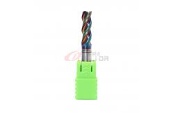 China High Efficiency U Shape 3 Flutes Aluminium End Mill DLC Coating Big Capacity supplier