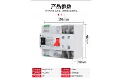 China 125A 2P ATS Automatic Transfer Switch PC Class Dual Power supplier