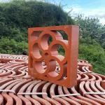 Terracotta Jali Breeze Block Decorative Tiles Exterior Wall Building Brick 200*200mm for sale