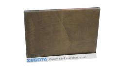 China Lightweight Copper Clad Stainless Steel Sheet High Performance Long Service Life supplier