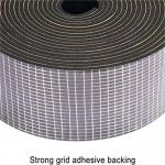 Black Closed Cell 1/4 Inch Thick Foam Weather Stripping ODM OEM for sale