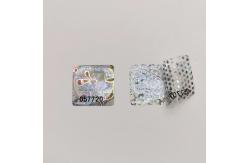China Hot Melt Anti Counterfeit Label Security Sticker with Screen Printing Technology supplier