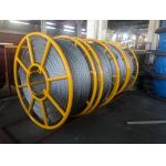 Anti Twisting Galvanized Braided Steel Wire Rope Overhead Conductor Stringing