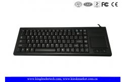 China 87 Keys Plastic Industrial Keyboard With Optical Touchpad , USB Or PS / 2 supplier