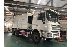 China 340hp Compression Garbage Truck SHACMAN F3000 Rear Loader Garbage Truck 6x4 Euro Il supplier