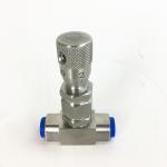 Stainless Steel Micro Metering Needle Valve Gas Liquid One Way Needle Metering Valve for sale