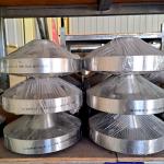 Forged and CNC Machined Flange Hydraulic Cylinders with Inspection Report for sale