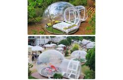 China 2023 well received transparent material customized size Bubble tent supplier