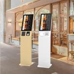 Self Ordering Kiosk For Restaurants Operations With Thermal Printer for sale