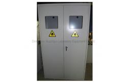 China Anti Acid 2 Gas Bottle Storage Cabinet With Automatic Monitoring Function supplier