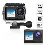 8K 4K 120FPS Wifi Action Camera Long Lasting Battery Waterproof Sport Camera for sale