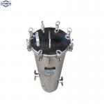 Food grade stainless steel multi bag cartridge filter housing for high viscosity liquids filtration for sale