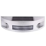 High Reflection Semi-circle Solar Cast Aluminum Road Stud 104*123*23mm with High Reflection for sale