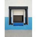 Mechanical Loading Dock Shelter PVC Canvas folded Dock Door Shelters for sale