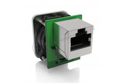 China Cat 5e Rj45 Ethernet Chassis Connector D Shape Panel Industrial supplier