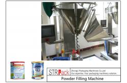 China Single Head Milk Powder Packing Machine High Precision For Tin Can / Bottle supplier