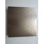 Zipper Fin Aluminum Heat Sinks Electroplating Metal Stamping Parts for sale