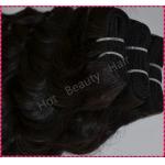 Black Remy Peruvian Virgin Human Hair Extensions 18 22 Loose Wavy Natural Wave
