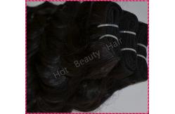 China Black Remy Peruvian Virgin Human Hair Extensions 18 22 Loose Wavy Natural Wave supplier