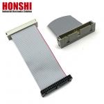 34 Pin Flat Cable UL2651 28awg 2.54mm ribbon cable IDC Socket To Box Header for sale