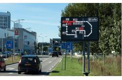 China Customized P10 dynamic traffic signs Smart City Warning LED Display supplier