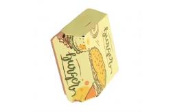 China Custom Biodegradable Burger Boxes Eco-Friendly Takeaway Packaging with Sustainable Materials supplier