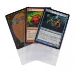Game Trading Card Protector Sleeves 66x91mm Standard Clear Card Sleeves for sale