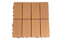 China Garden Balcony Wood Plastic Composite WPC Flooring Tiles For Terrace 12ft supplier