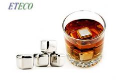 China Environmentally Friendly Reusable Metal Ice Cubes For Whiskey Non Toxic supplier