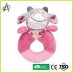 ODM Baby Plush Rattle , 8.5CM Baby Donkey Stuffed Animal for sale