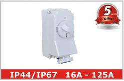 China IEC CEE Power Distribution Interlocked Socket with Machanical Switch supplier