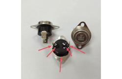 China KSD301 Waterproof Thermostat Automatic Reset For Ice Maker In Yachts supplier