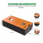 China 72V 180Ah Lithium Battery Pack Metal Waterproof Housing 72V Li Ion Batteries With Smart BMS for sale