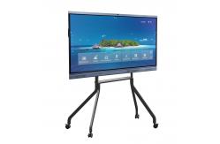 China 86inch Wheeled Tv Stands For Flat Screens CE FCC certificate supplier