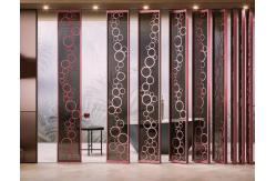 China Custom Stainless Steel Operable Screen Partition With Sliding Track Systems supplier