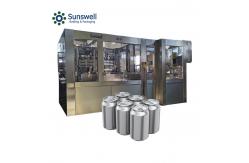 China Full Automatic Aluminum Canning Line Large Capacity CSD Beverage Filling Machine supplier