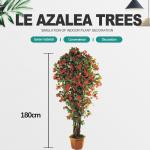 2.5m Landscape Real Touch Artificial Flowers Green Azalea Tree for sale