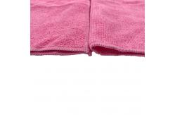China 220gsm Warp Knitted Red Microfiber Fabric 40x40 Piped 80% Polyester supplier